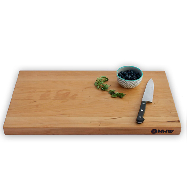 Large Single Live Edge Wood Cutting Board, Cherry – The Little House Shop